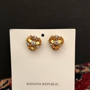 Banana Republic rhinestone post earrings